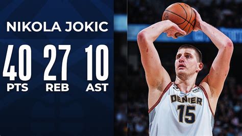 nikola jokic stats|nikola jokić vertragsdetails.